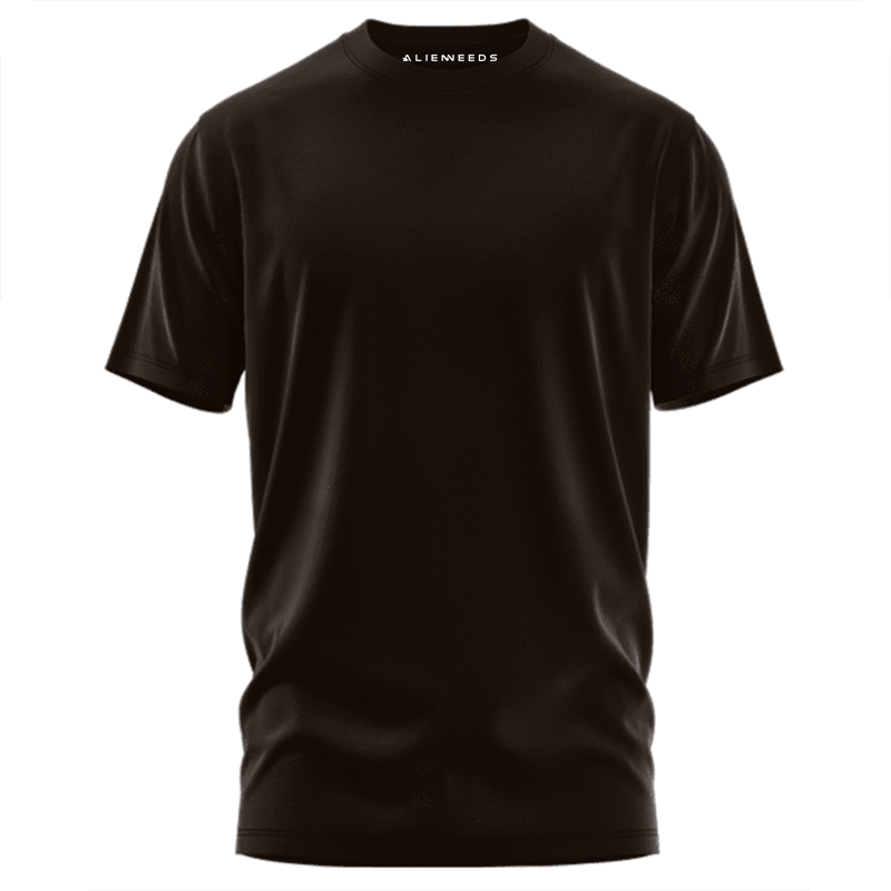 Coffee Brown Unisex Basic T-shirt - Alienneeds.in