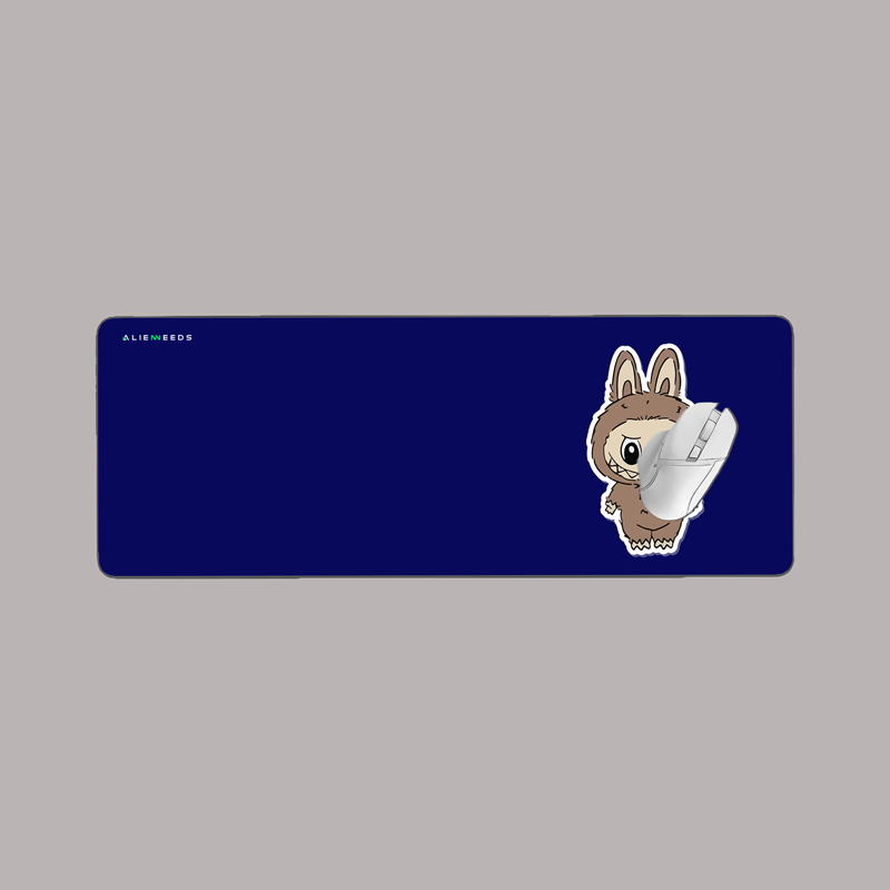 Light Brown Labubu Desk Mat