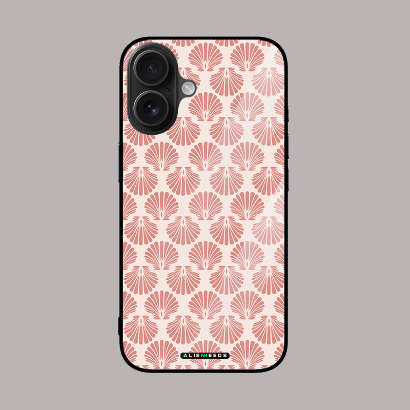 Barneby Gates scallop shell elegant glass phone case by alienneeds.