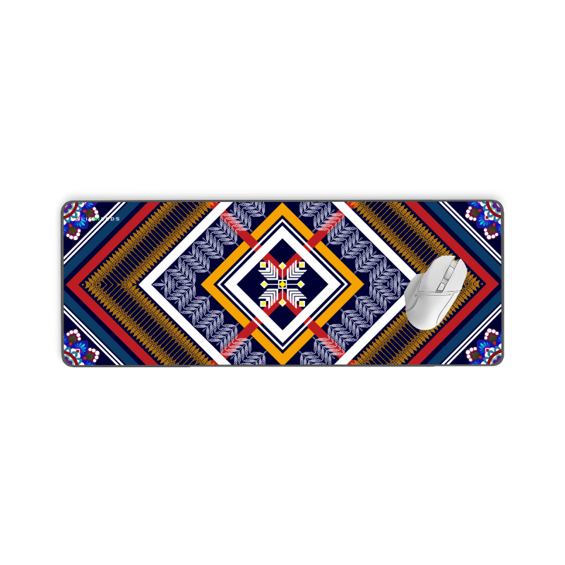 Geometric Abstract Pattern Desk Mat - Alienneeds.in
