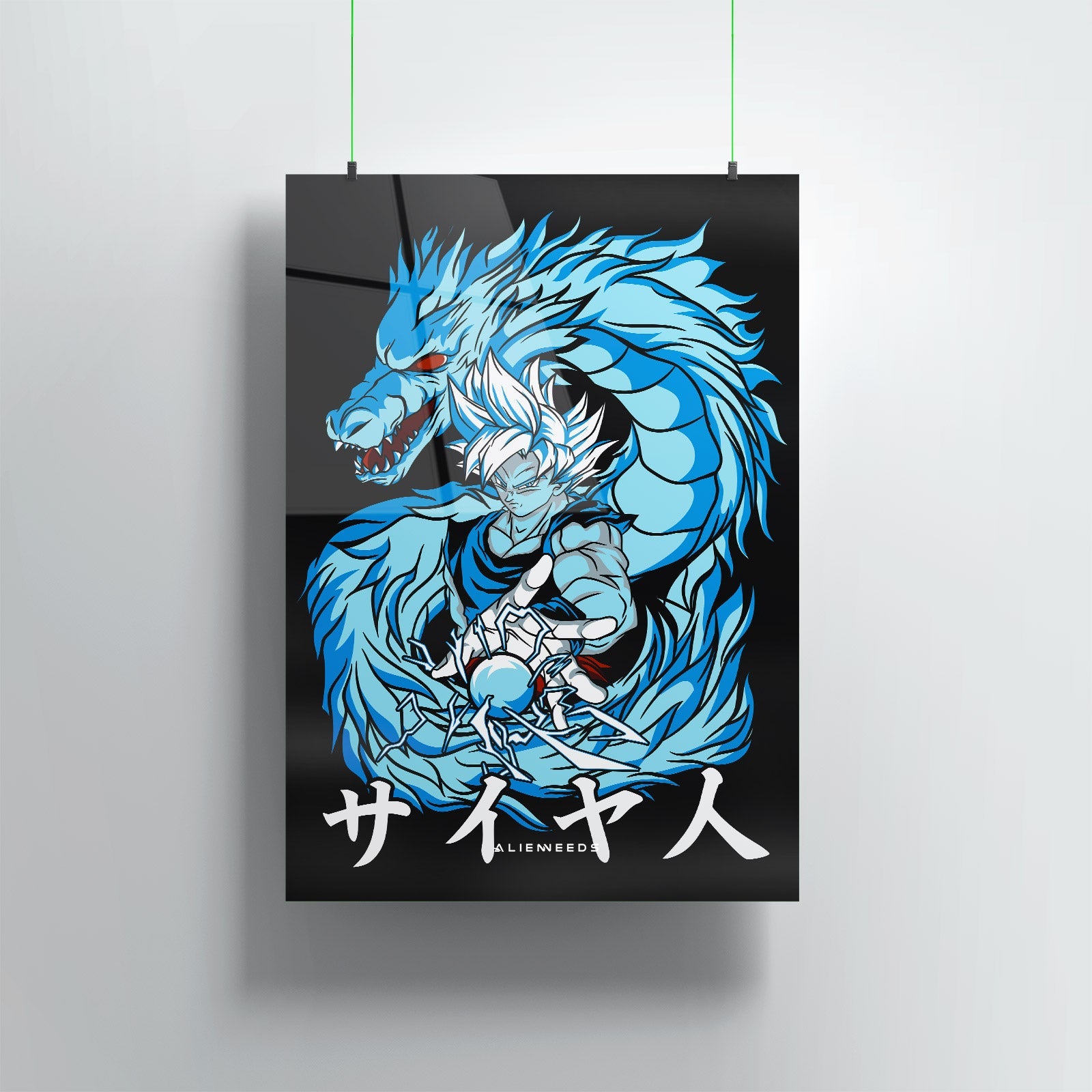 For Size 11.7 x 15.7 inches: Goku Super Saiyan Blue Metal Poster - Large 11.7 x 15.7 Inches - Premium Dragon Ball Z Wall Art.
For Size 8 x 11.7 inches: Goku Super Saiyan Blue Metal Poster - Standard 8 x 11.7 Inches - Dragon Ball Z Collectible.