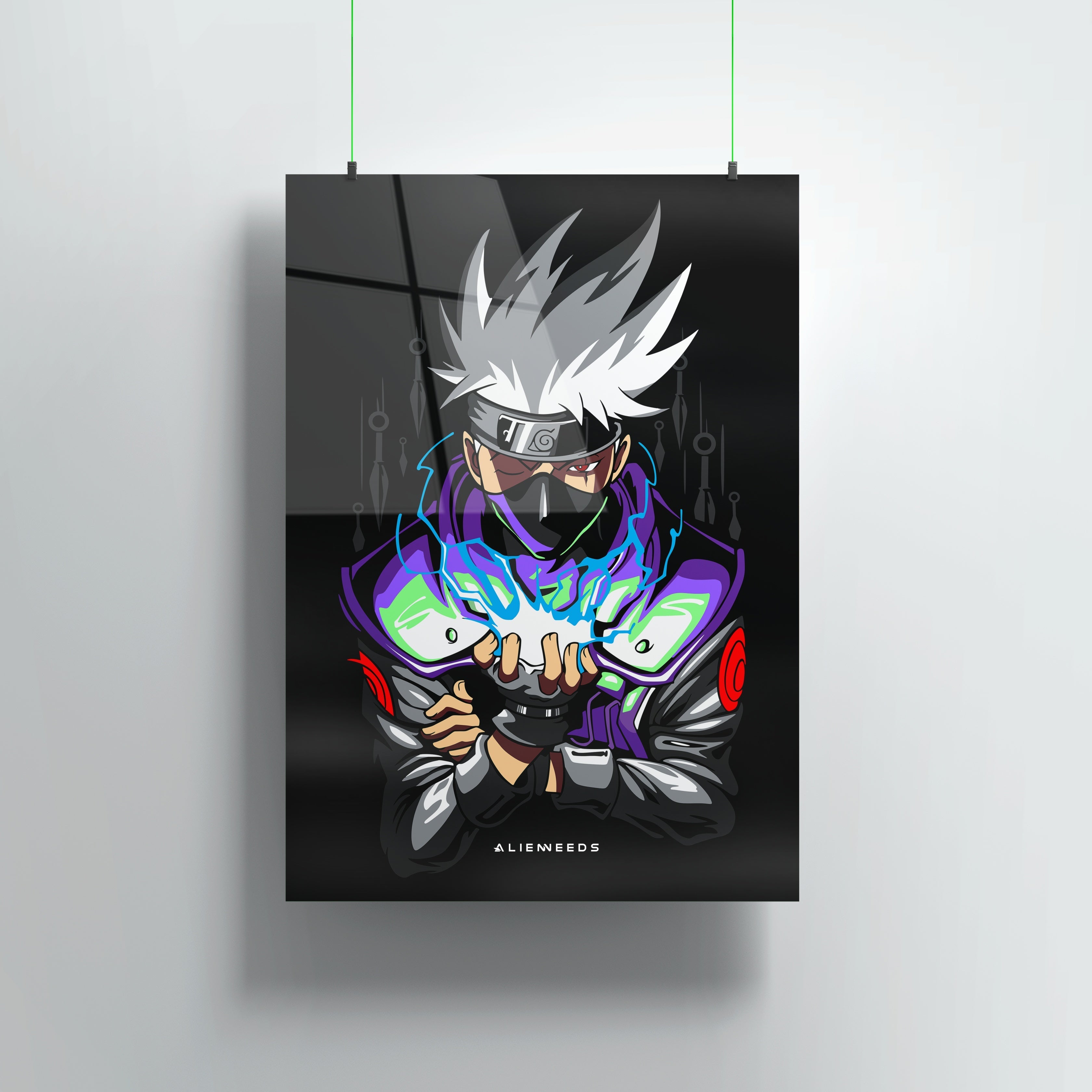 For Size 11.7 x 15.7 inches: Kakashi Hatake Metal Poster - Large 11.7 x 15.7 Inches - Premium Naruto Anime Wall Art.
For Size 8 x 11.7 inches: Kakashi Hatake Metal Poster - Standard 8 x 11.7 Inches - Naruto Collectible Decor.