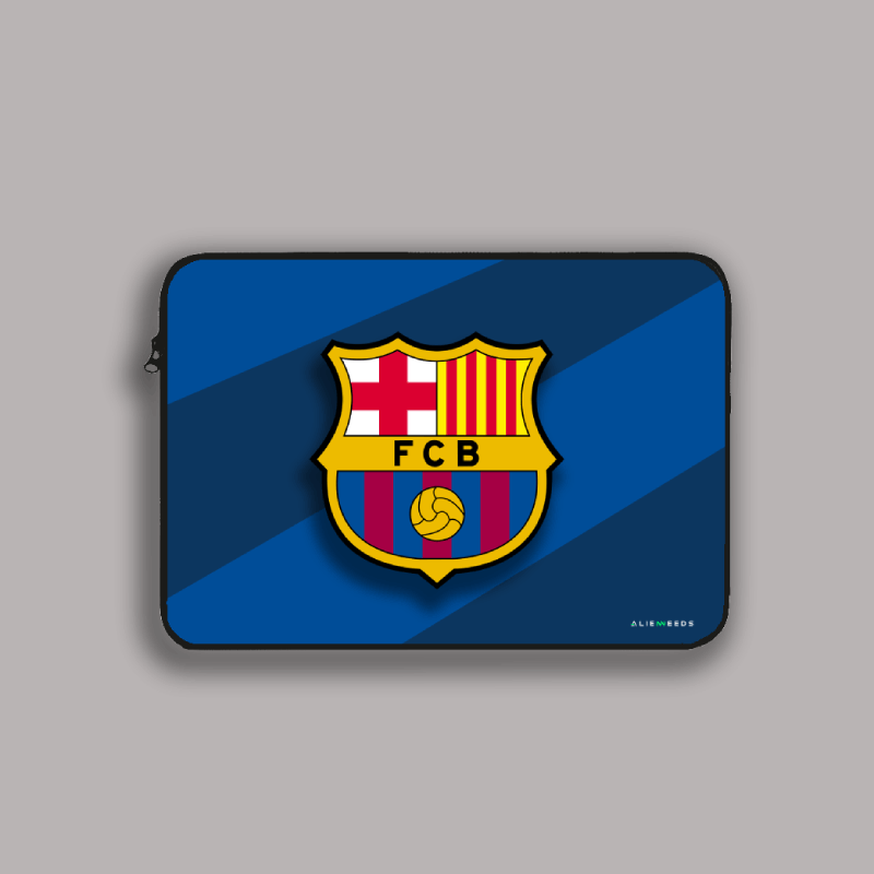Barcelona logo Laptop sleeve - Alienneeds.in
